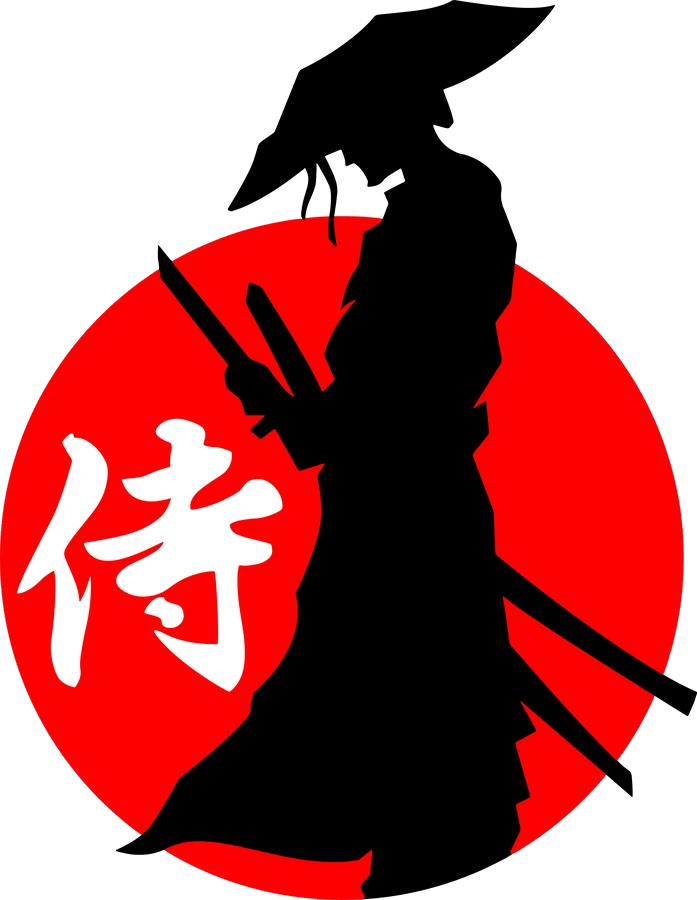 Desain kaos: samurai