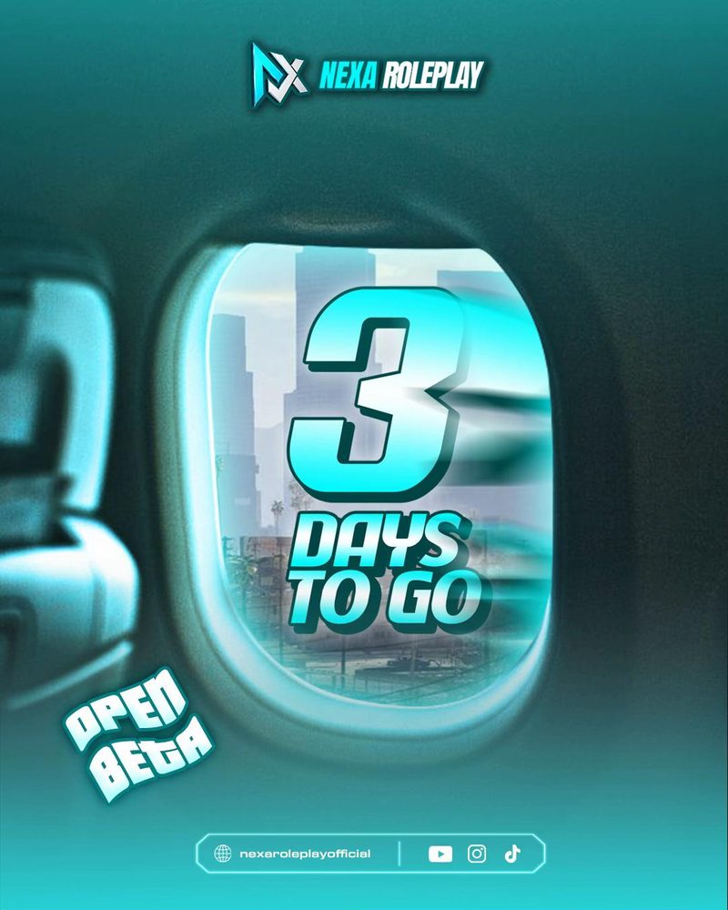 Feed Nexa Roleplay: 3 Days To Go, Open Beta